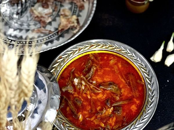 Kuru Bamya Çorbası